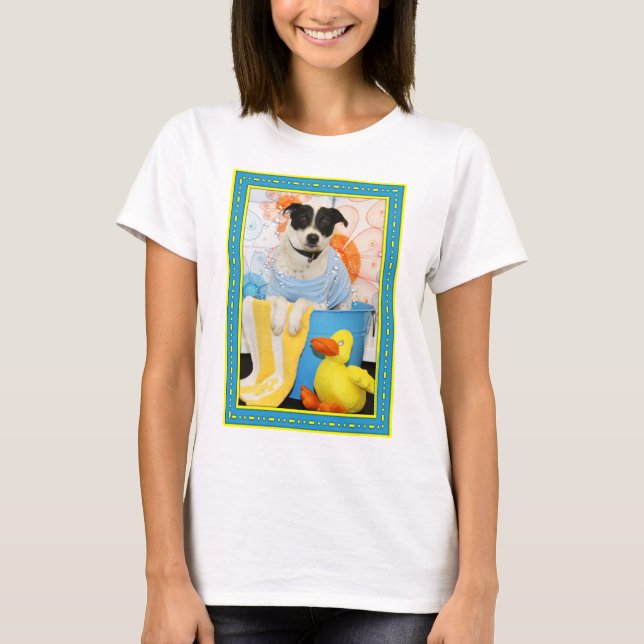 T-shirt Archie - Mélange -6 de Rat terrier de Jack Russell (Devant)