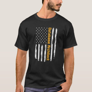 T-shirt Architect de base de données Proud Carrer Vintage