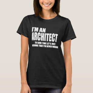 T-shirt architecte