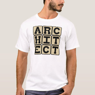 T-shirt Architecte, Concepteur de bâtiments