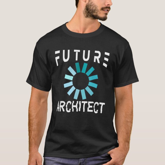 T-shirt Architecte étudiant en architecture future (Devant)