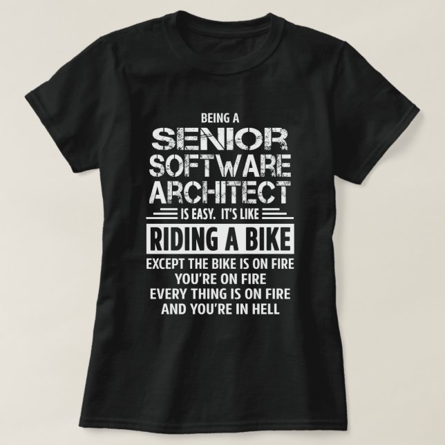 T-shirt Architecte logiciel principal (Design devant)