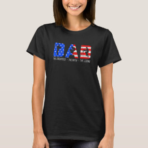 T-shirt Architecte Papa Américain Drapeau Père Jour Patrio