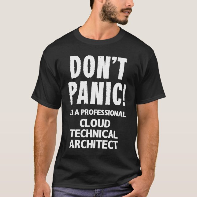 T-shirt Architecte technique Cloud (Devant)