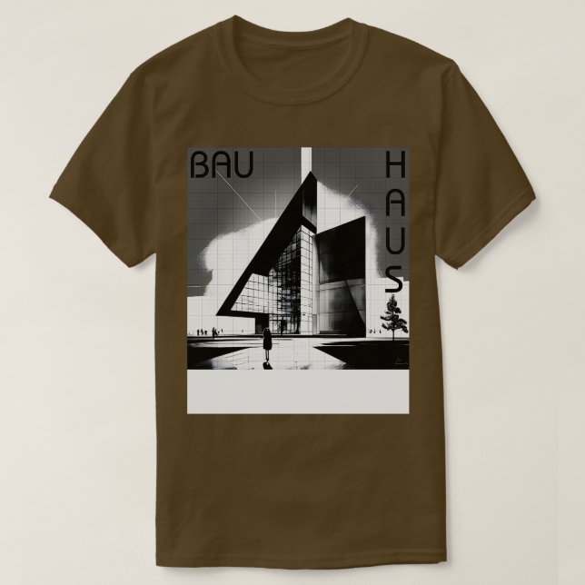 T-shirt Architecture artistique 04 BW (Design devant)