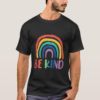 T-shirt Arcs-en-ciel de gentillesse Choisissez la gentille