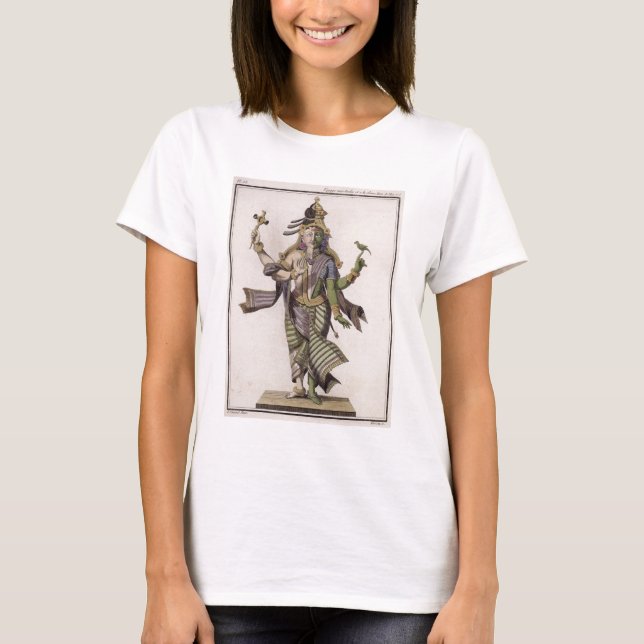 T-shirt Ardhanarishvara, de Voyage aux Indes et à la Ch (Devant)