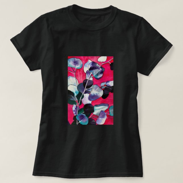 T-shirt Ardoise feuille gomme (Design devant)
