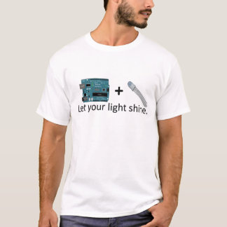 T-shirt Arduino + RVB LED = inspiration