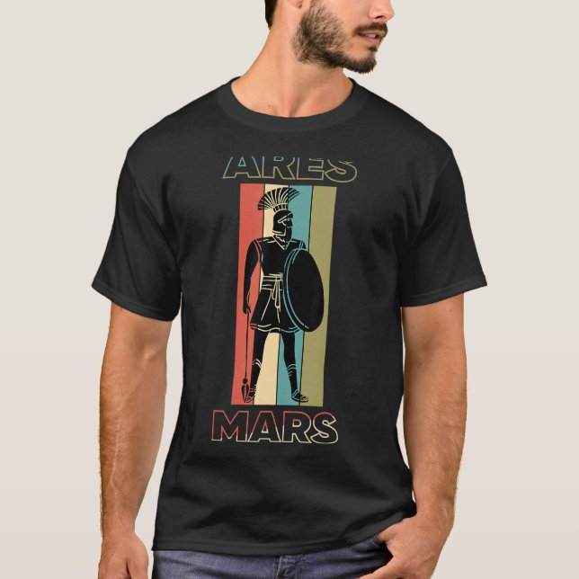 T-shirt Ares Grec DieuHéros Costume Formation Dieu (Devant)