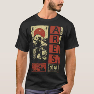 T-shirt Ares Grec God - Japonais Style Samurai