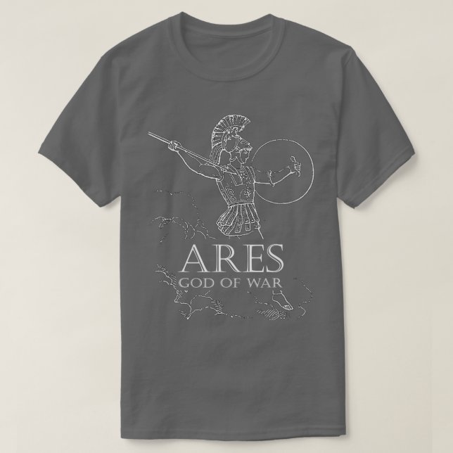 T-shirt Ares Guerre Dieu Mythologie grecque (Design devant)