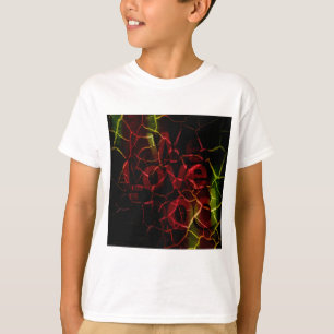 T-shirt Arêtes Frayées, Coeur Fort : Amour Indestructible