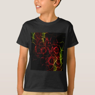 T-shirt Arêtes Frayées, Coeur Fort : Amour Indestructible