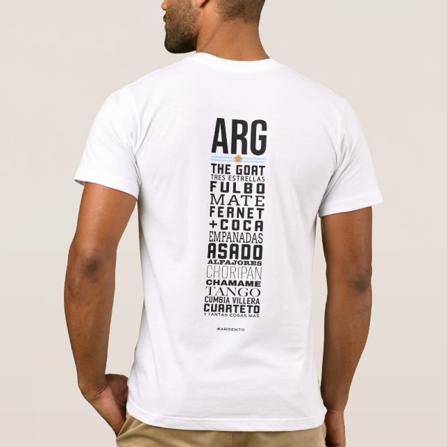 T-shirt ARG (Dos)