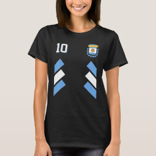 T-shirt Arge de football argentine Retro10 Football Argent