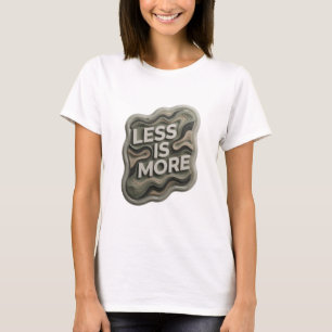 T-shirt Argent Dynamique L'ESSENTIEL EST L'ART Portable