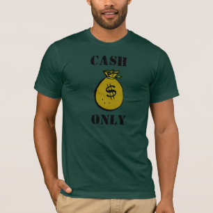T-shirt Argent liquide seulement