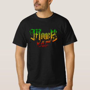 T-shirt Argent Mi Ah Pree ! Rasta Colours Reggae