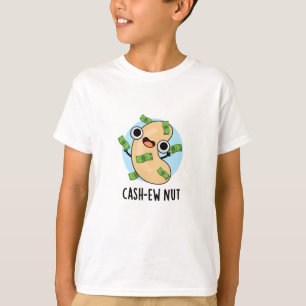 T-shirt Argent Nut Nut Funny Cashew Nut Pun