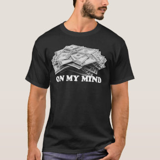 T-shirt Argent sur mon esprit - blanc