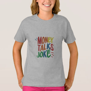T-shirt Argent Talks plaisanteries