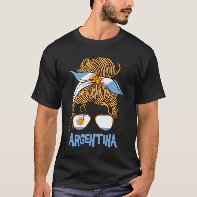 T-shirt Argentina For Argentine Flag For Argentinian (Devant)