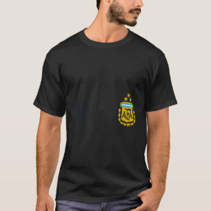 T-shirt Argentine 3 Étoiles Drapeau argentin trois étoiles