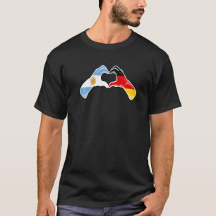 T-shirt Argentine Allemagne Drapeau Argentine Allemand Coe