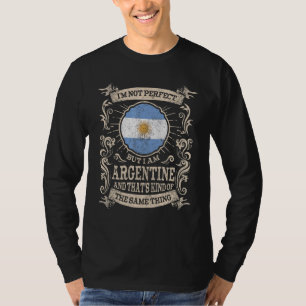 T-shirt Argentine Drapeau Fiers Argentins Hommes et Femmes