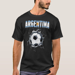 T-shirt Argentine Fans De Football - Football Argentin En 