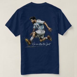 T-shirt Argentine GOAT 10 croquis de football
