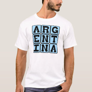 T-shirt Argentine, Pays d'Amérique du Sud