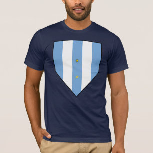 T-shirt Argentine personnalisé Dix Albiceleste Rétro Vinta