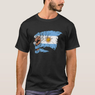 T-shirt Argentine vintage Fierté du drapeau argentin Argen