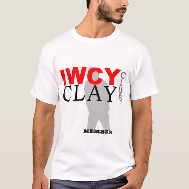 T-shirt ARGILE CLUB_Large Logo_MEMBER d'IWCY (Devant)