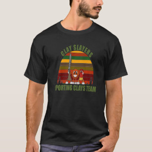 T-shirt Argile de nouveauté amusante Équipe de tueurs d'ar