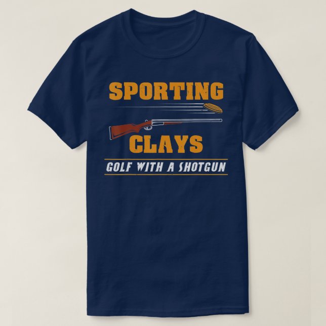 T-shirt Argiles Sportives Golf Avec Argile De Chaussure Ar (Design devant)