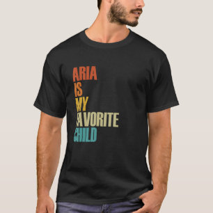 T-shirt Aria Est Mon Enfant Préféré Aria