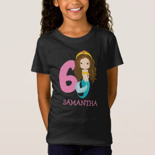 T-Shirt Ariel - Notre petite sirène 6 e anniversaire T-shi