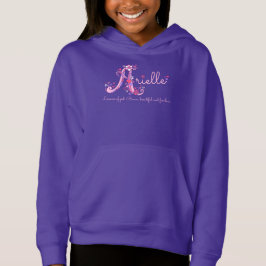 T-shirt Arielle Girls Un nom qui signifie vêtement monogra