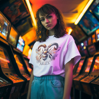 T-shirt Aries Bee - Zodiac Whimsy