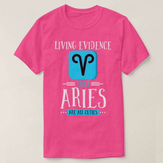 T-shirt Aries Living Evidence (Design devant)
