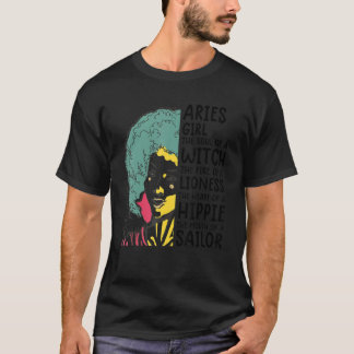 T-shirt Aries Queen  For Women Astrology Zodiac Aries Girl