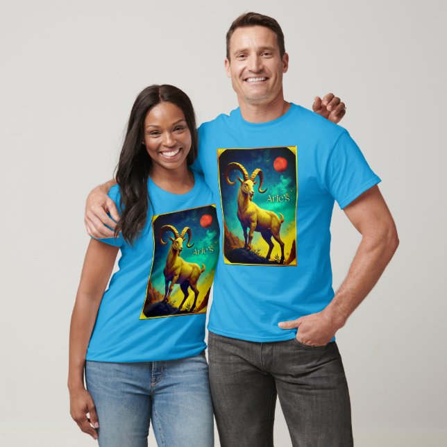 T-shirt Aries the Ram Zodiac Sign (Unisexe)