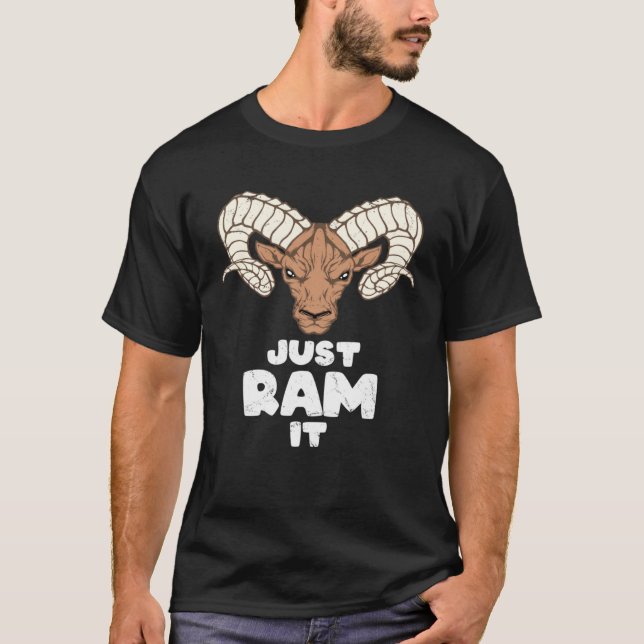 T-shirt Aries Zodiac Sign Aries Personality (Devant)