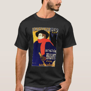 T-shirt : Aristide Bruant de Toulouse-Lautrec