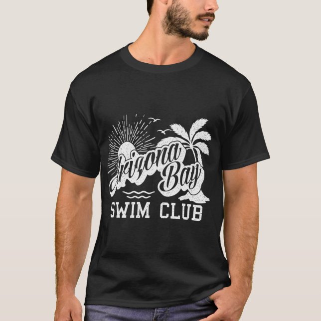 T-shirt Arizona Bay Club de natation Arizona Bay White (Devant)