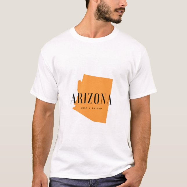 T-shirt Arizona Born & Raised (Devant)