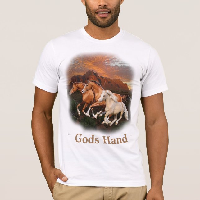 T-shirt Arizona Chevaux sauvages (Devant)